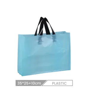 35*25+10cm Custom Large Clothing Packaging Thickened Plastic Shopping Bag